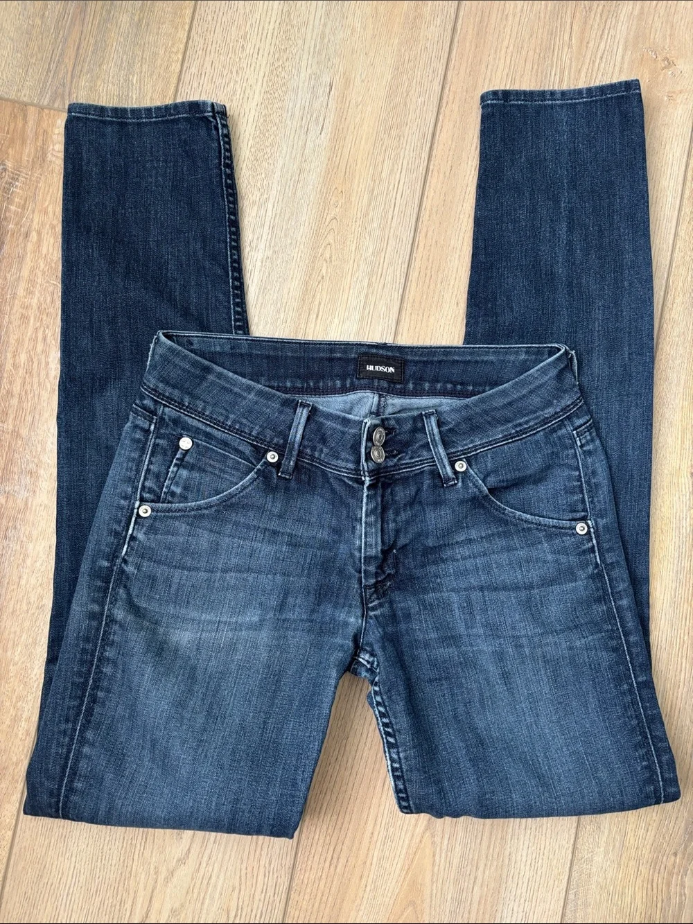 Hudson Collin Flap Skinny Jeans Size 27 Y2K Indie Sleaze 2010 Millennial Sleek